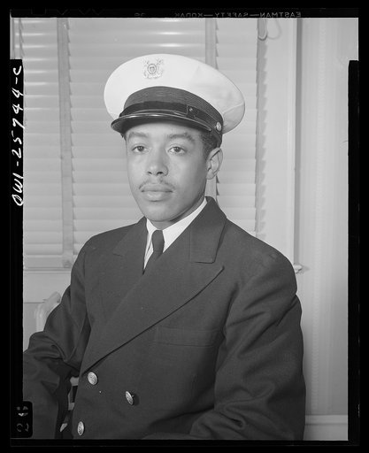 Washington, D.C. (?) Ensign in the U.S. Maritime Service, Reginald Brandon