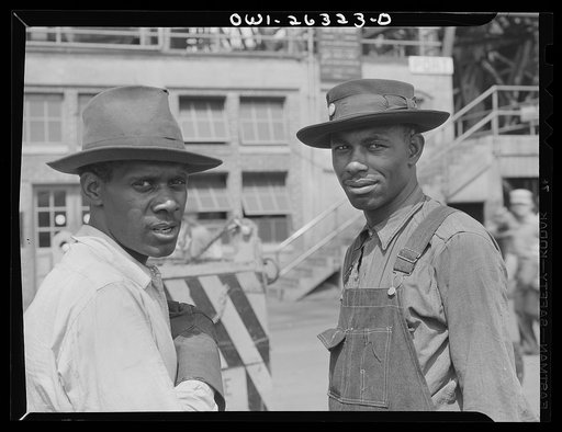 Bethlehem-Fairfield shipyards, Baltimore, Maryland. Negro workers