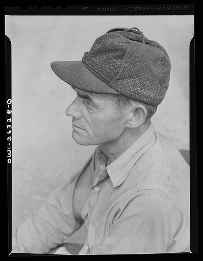 Bethlehem-Fairfield shipyards, Baltimore, Maryland. Portrait of a shipyard worker