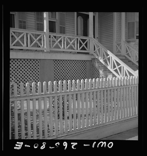 Galveston, Texas. Picket fence