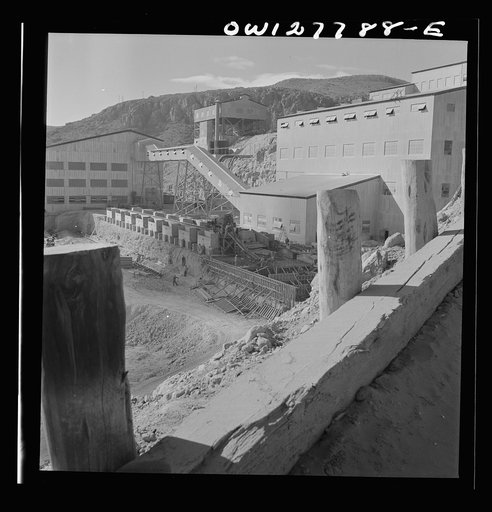 Morenci, Arizona. View of the copper concentrating plant of the Phelps Dodge mining corporation