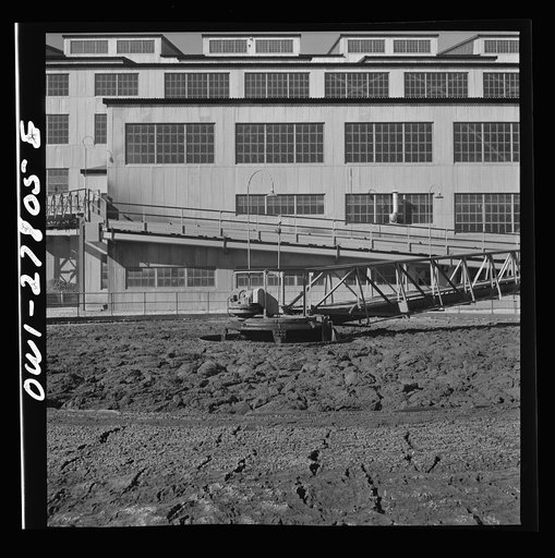 Morenci, Arizona. Copper concentrating plant of the Phelps Dodge mining corporation where copper ore is processed