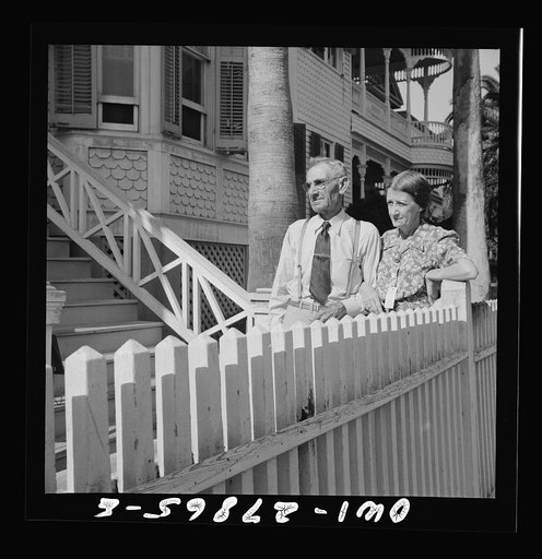 Galveston, Texas. Couple from New Hampshire who have settled in Galveston, Texas for their health