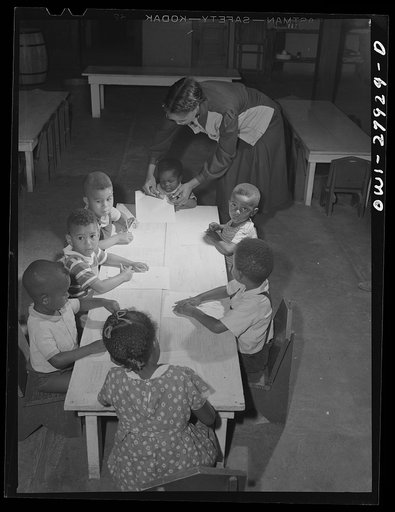 Orange, Texas. Nursery school for colored children of working mothers