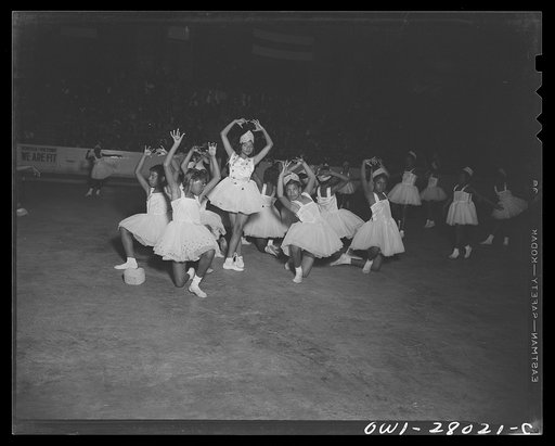 Washington, D.C. Elementary school girls dancing a ballet