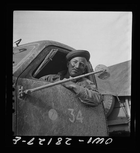 Private James C. Boone, of Ardmore, Oklahoma. A trucker in civilian life, he is serving overseas with the United States Army