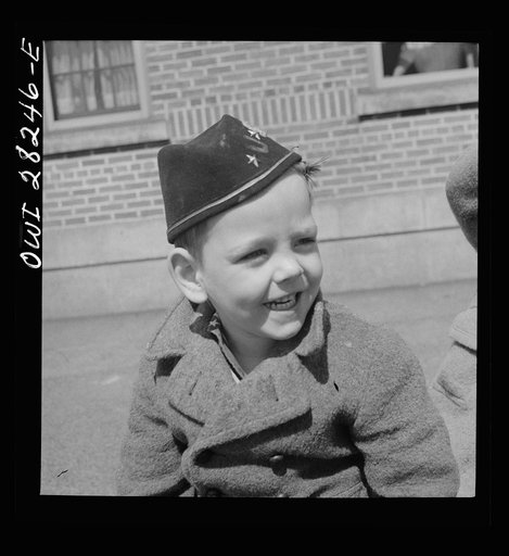 Untitled photo, possibly related to: Buffalo, New York. Lakeview nursery school for children of working mothers, operated by the Board of Education at a tuition fee of three dollars weekly. Playing in the well-equipped yard