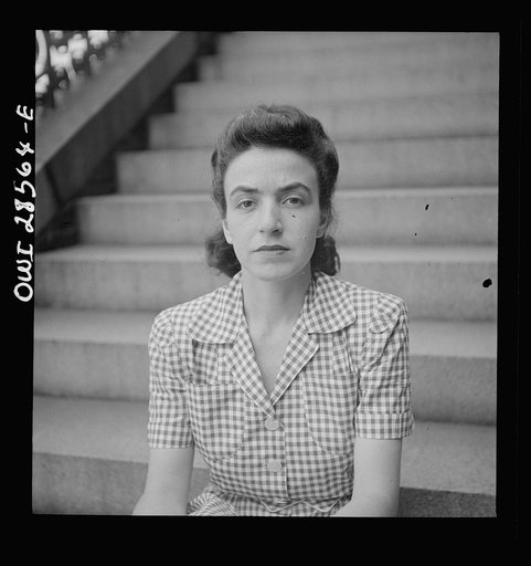 Untitled photo, possibly related to: Washington, D.C. Portrait of Ann Rosner, United States OWI (Office of War Information) photographer