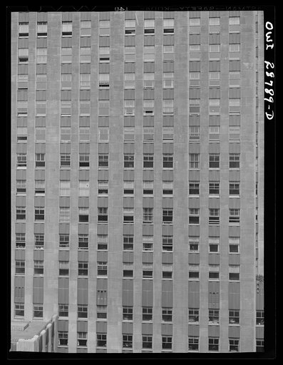 New York, New York. Side view of Rockefeller Center