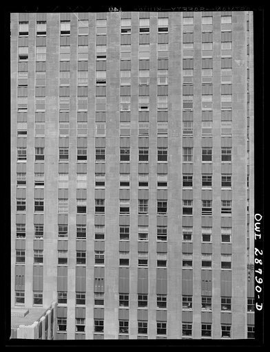 New York, New York. Side view of Rockefeller Center