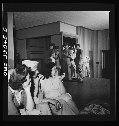 Arlington, Virginia. The main lounge in Idaho Hall, Arlington Farms, a residence for women who work in the United States government for the duration of the war