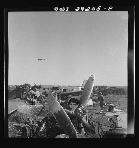 Some of the damage done to Axis equipment between Tunis and Bizerte after the Allies delivered the knockout blow in Tunisia