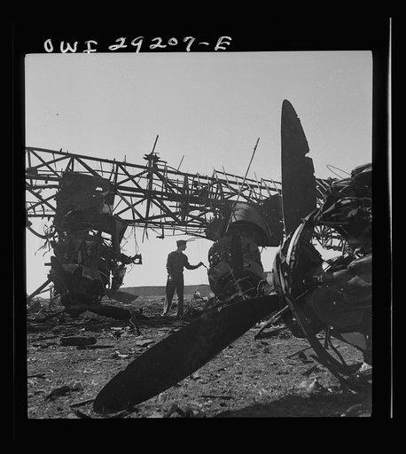 Some of the damage done to Axis equipment between Tunis and Bizerte after the Allies delivered the knockout blow