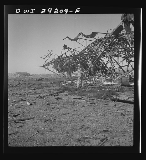 Some of the damage done to Axis equipment between Tunis and Bizerte after the Allies delivered the knockout blow