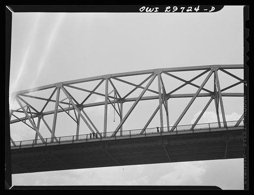 Charleston, West Virginia. A bridge over the Kanawha River
