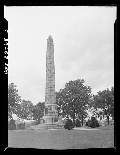Point Pleasant, West Virginia. A monument erected to commemorate the battle of Point Pleasant, one of the first battles of the Revolutionary War on October 7, 1774. It is erected at a park overlooking the Kanawha and the Ohio Rivers
