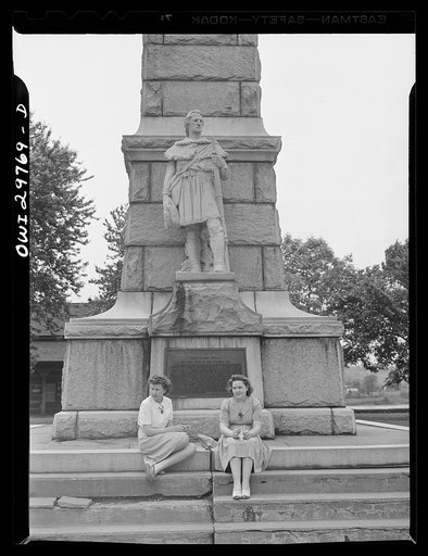 Point Pleasant, West Virginia. A monument erected to commemorate the battle of Point Pleasant, one of the first battles of the Revolutionary War, on October 7, 1774. It is erected at a park overlooking the Kanawha and the Ohio Rivers