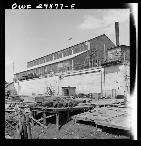 Point Pleasant, West Virginia. The storage building of the Marietta Manufacturing Company