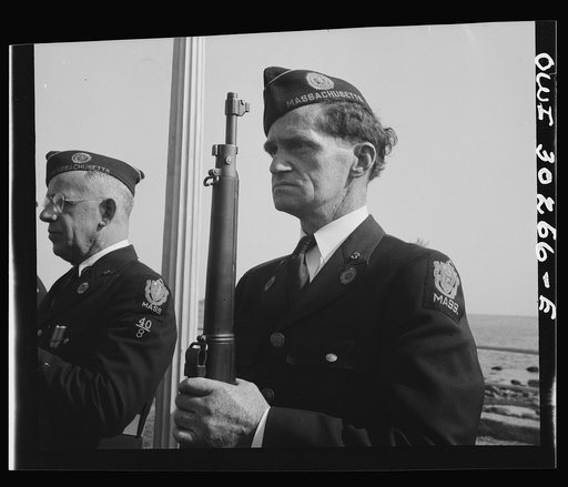 Gloucester, Massachusetts. Memorial Day, 1943. Portrait of an American legionaire