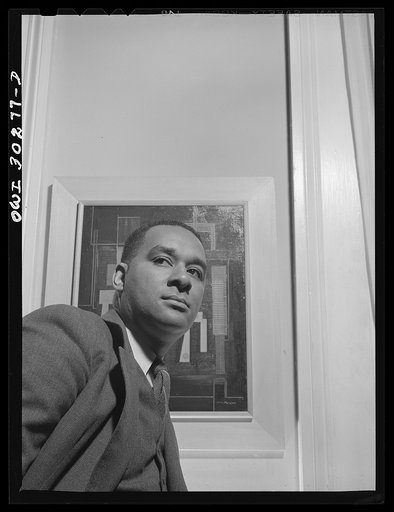 Untitled photo, possibly related to: New York, New York. Richard Wright, poet