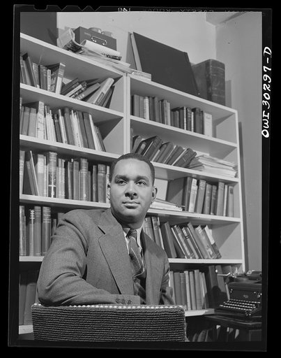 New York, New York. Portrait of Richard Wright, poet