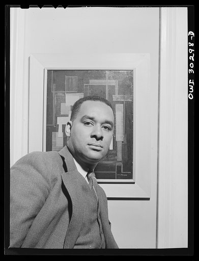 New York, New York. Portrait of Richard Wright, poet