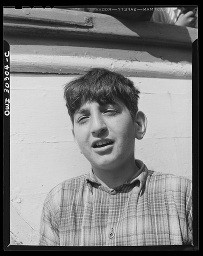 Gloucester, Massachusetts. Gaspar Favozza, son of an Italian-American fisherman