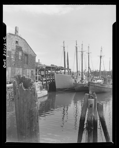 Gloucester, Massachusetts. Harbor scene