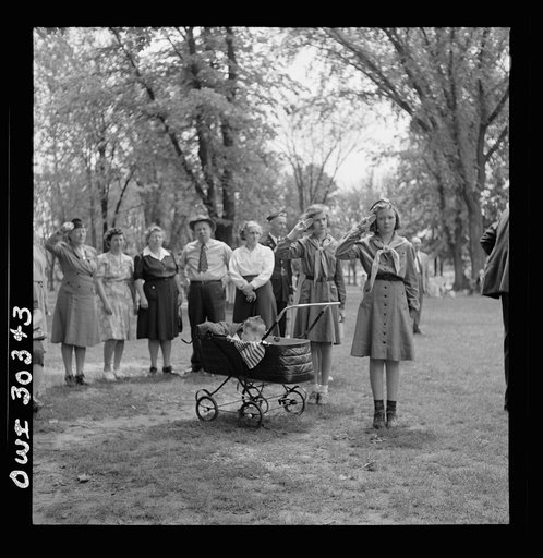 Gallipolis, Ohio. Girl scouts at Decoration Day ceremonies
