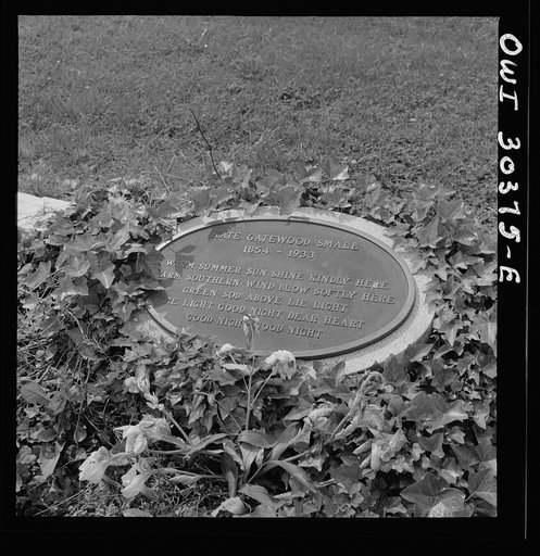 Sentimental inscription over grave