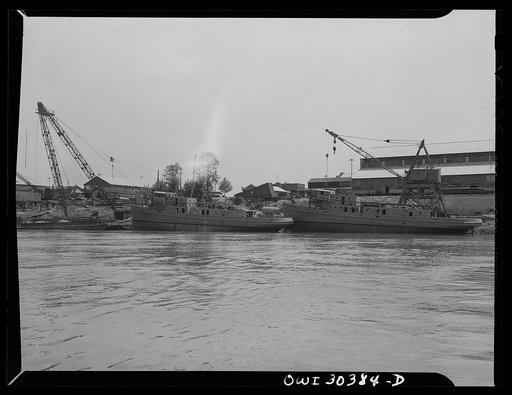 LT boats being constructed by Army at Marietta Manufacturing