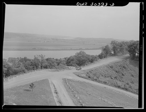 Land around Gallipolis, Ohio