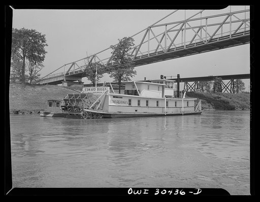 Towboat Edward Boggs tied up near Point Pleasant