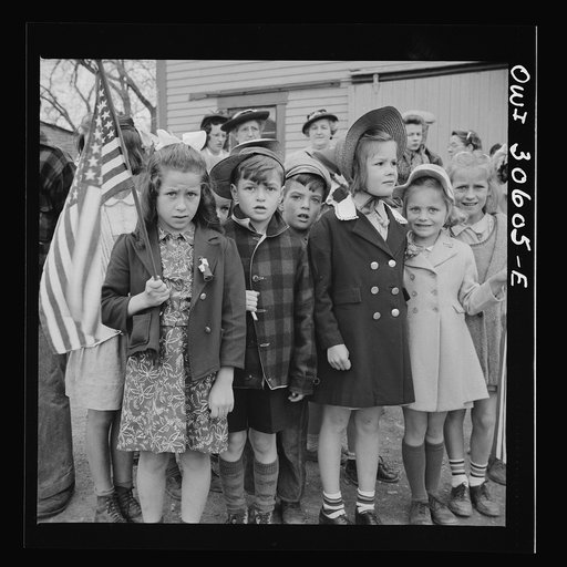 Untitled photo, possibly related to: Ashland, Aroostook County, Maine. Memorial Day ceremonies