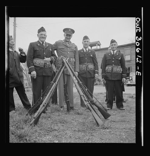Untitled photo, possibly related to: Ashland, Aroostook County, Maine. Memorial Day ceremonies