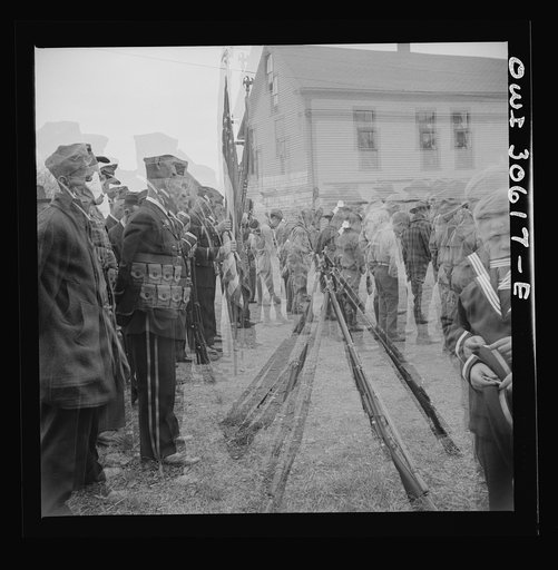 Untitled photo, possibly related to: Ashland, Aroostook County, Maine. Memorial Day ceremonies