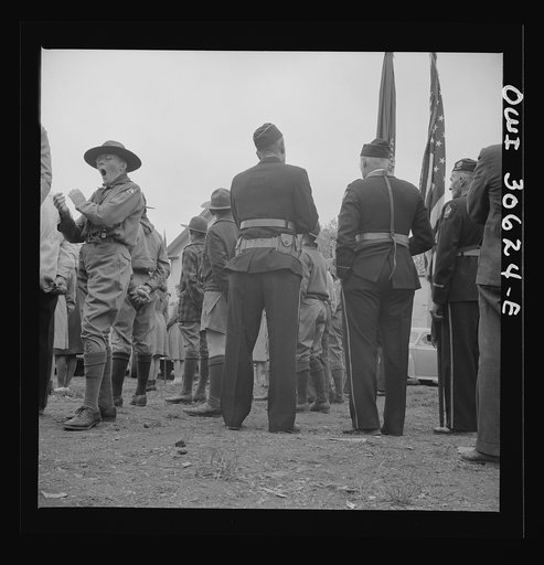 Untitled photo, possibly related to: Ashland, Aroostook County, Maine. Memorial Day ceremonies