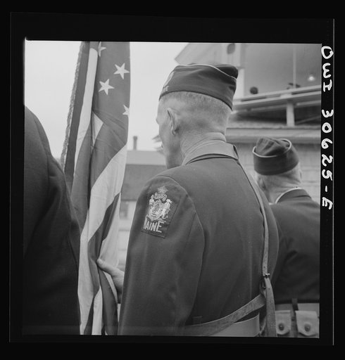 Ashland, Aroostook County, Maine. Memorial Day ceremonies