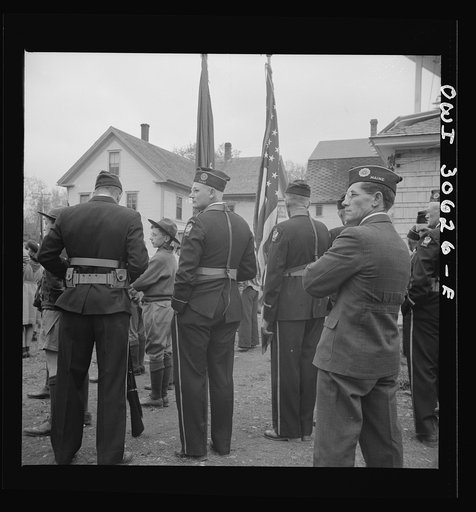 Ashland, Aroostook County, Maine. Memorial Day ceremonies