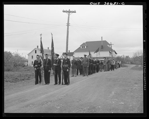 Untitled photo, possibly related to: Ashland, Aroostook County, Maine. Memorial Day ceremonies