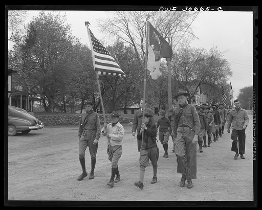 Ashland, Aroostook County, Maine. Memorial Day ceremonies