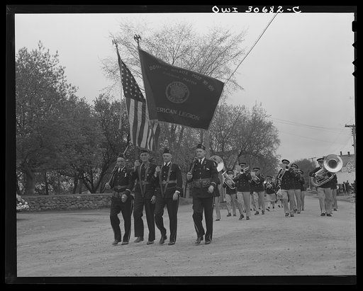 Ashland, Aroostook County, Maine. Memorial Day ceremonies