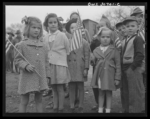 Ashland, Aroostook County, Maine. Memorial Day ceremonies