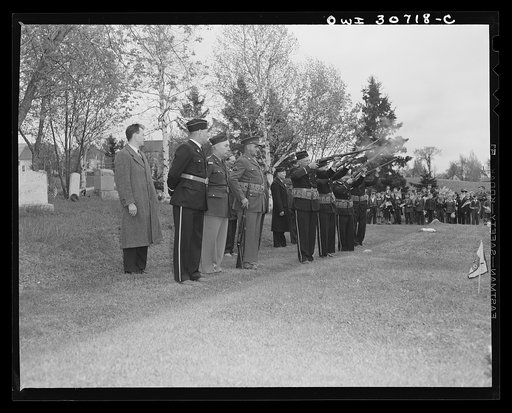 Ashland, Aroostook County, Maine. Memorial Day salute to the patriots who have fallen on the field of battle