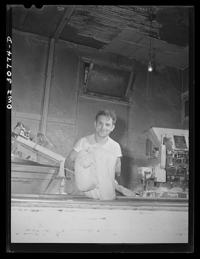 Michael Spinella, Italian baker in a Lithuanian bakery. Pittsburgh, Pennsylvania