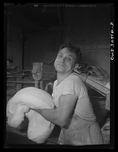 Untitled photo, possibly related to: Michael Spinella, Italian baker in a Lithuanian bakery. Pittsburgh, Pennsylvania