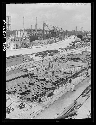 Beaumont, Texas. Working way at the Pennsylvania shipyards