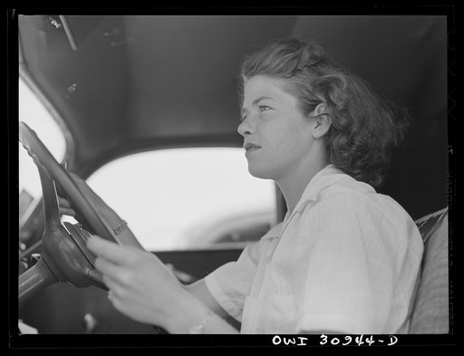 Beaumont, Texas. Laundry truck driver