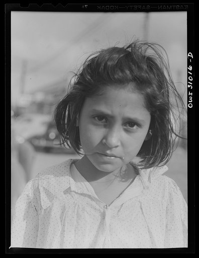 Harlingen, Texas. A Mexican child