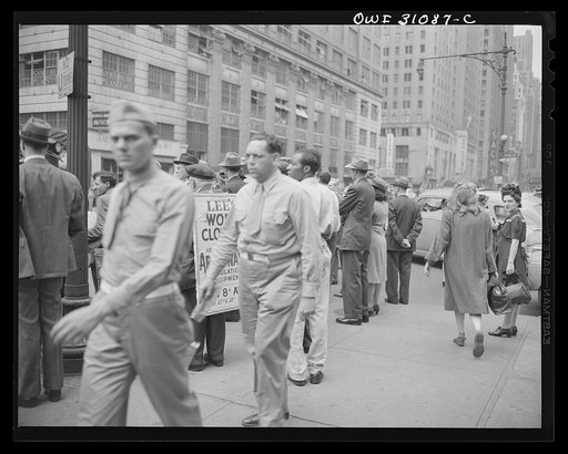 Untitled photo, possibly related to: New York, New York. Street scene in Harlem
